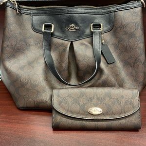 Coach bag and matching wallet!